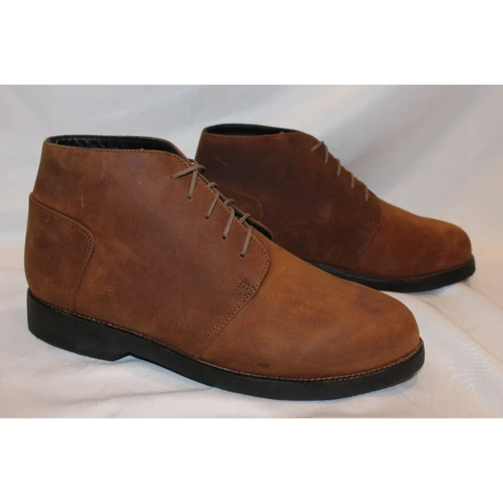 Nisolo Chavito Daytripper handmade Full Grain Leather Chukka Boot Men‎ Oak 8 NIB